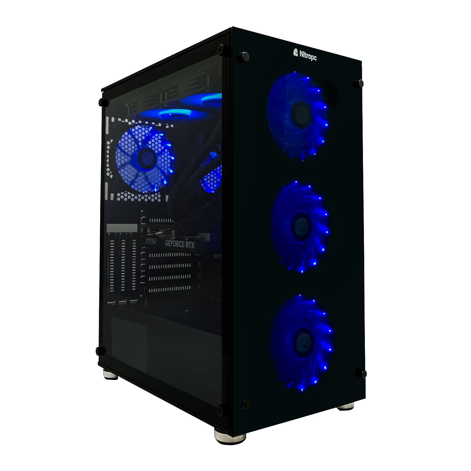 PC Gaming Nitropc Extremo Bronze v2 - AMD Ryzen 5 8400F, RTX 4060 8GB, RAM 32GB, M.2 1TB, Windows 11 - 1